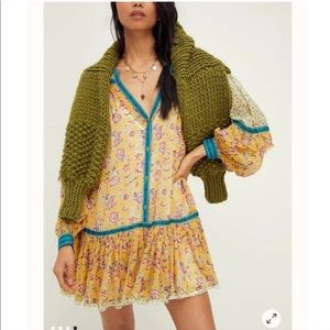 Free People NWOT Rosebud Mix Mini dress